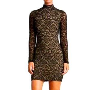 Black Lace BodyCon Dress
